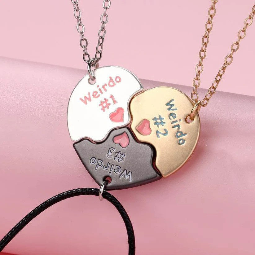 3 Weirdos BFF Necklace