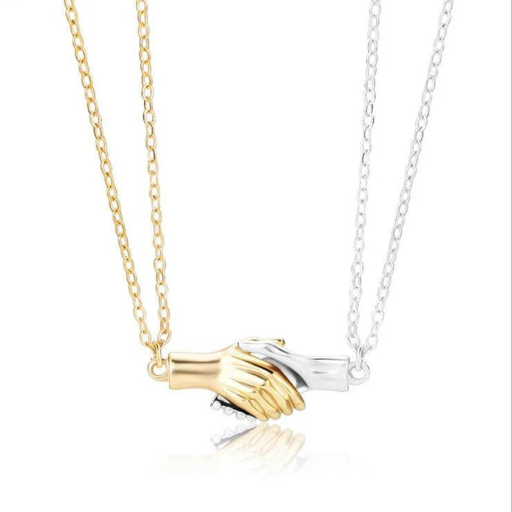 Magnetic Handshake BFF Necklace