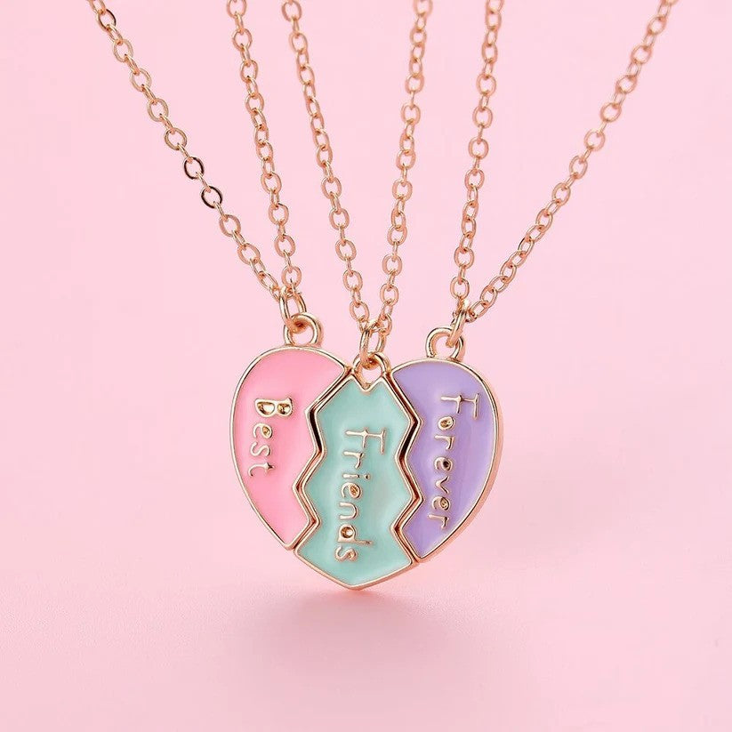 Best Friends Forever Magnetic Necklace for 3